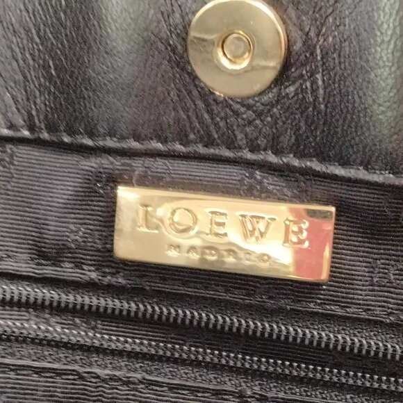 LOEWE Hand Bag Black Leather 1052860 - Picture 8 of 9